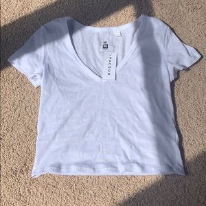 White crop top from pac sun